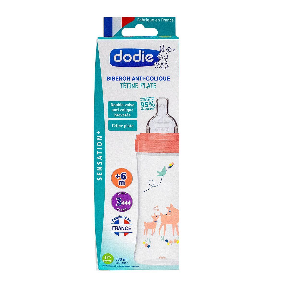 Dodie Stérilisateur Micro-ondes Pour Biberons - Stérilisation à Chaud Et à Froid En 2 Minutes