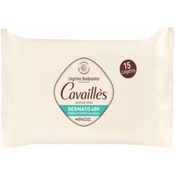 Roge-Cav Lingettes Deo Derma 48H X15