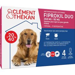 Ct Fiprokil Duo 268/80Mg Chien