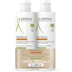 A-Derma Gel Loussant Emoll A-Grat 2X500Ml