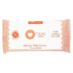 Musc Intime Lingettes Int Hot Peach 30