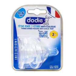 Dodie Tetine 2 Init+ A/Col 0-6M Silicone