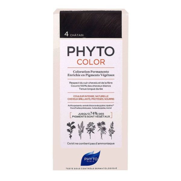 Phytosolba Color coloration permanente 4 châtain