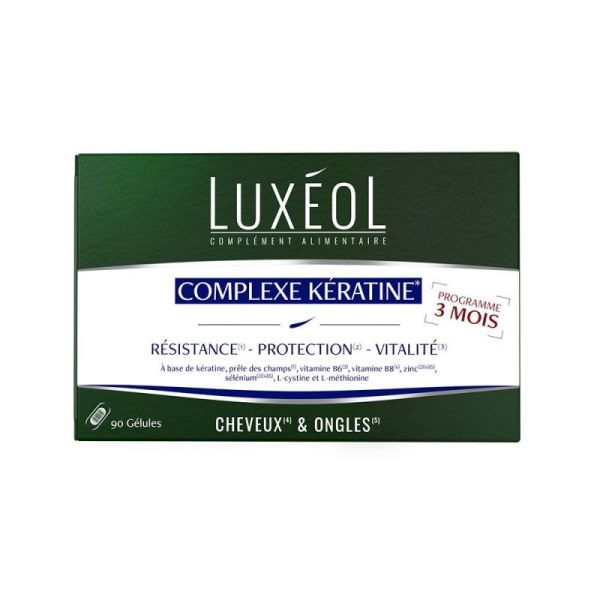 LUXEOL COMPLEXE KERATINE 3 MOIS