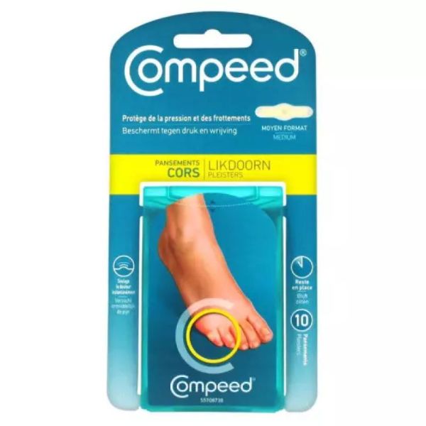Compeed Cors Moyen Format 10 Pans
