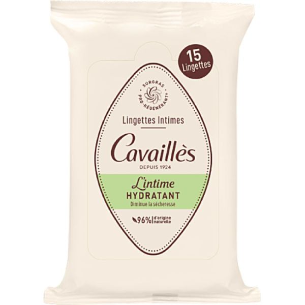 Roge-Cav Lingettes Intimes Hydrat 15 Ling
