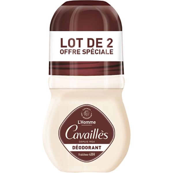 Roge-Cav Deo Dermato 48H H Roll On 2X50Ml