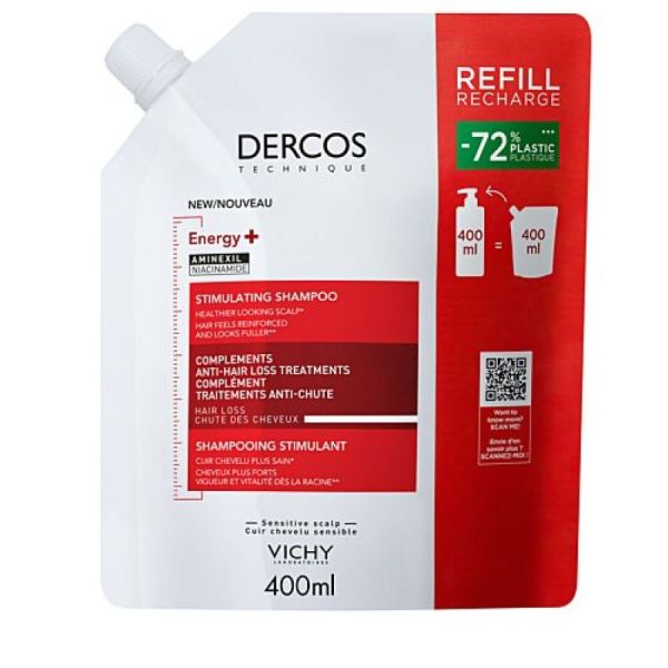 Vichy Shp Energisant Eco Recharge 400Ml