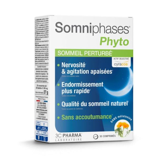3C Pharma Somniphases Phyto Bt30 Cpr