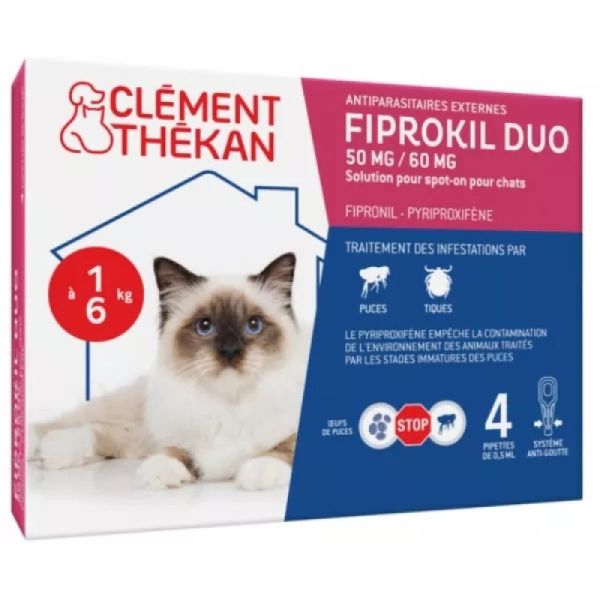 Ct Fiprokil Duo 50/60Mg Chat