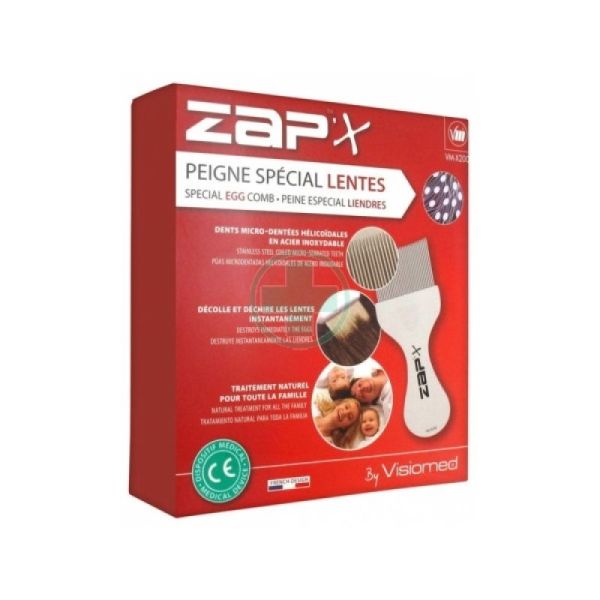Zap'x Peigne Anti- Poux & Lentes
