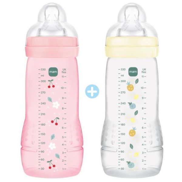 Mam Bib Easy Active Berry + Pearl 330Ml