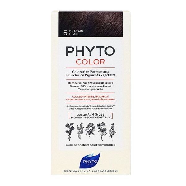 Phytosolba Color coloration permanente 5 châtain clair
