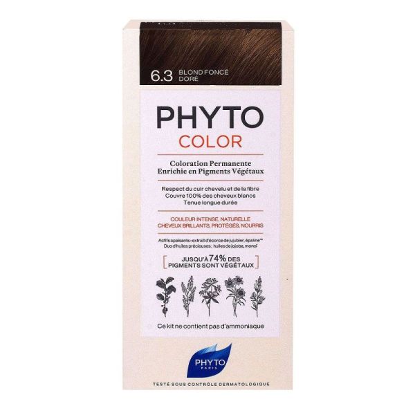 Phytosolba Color coloration permanente 6.3 blond foncé doré