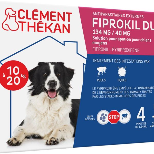 Ct Fiprokil Duo 134/40Mg Chien