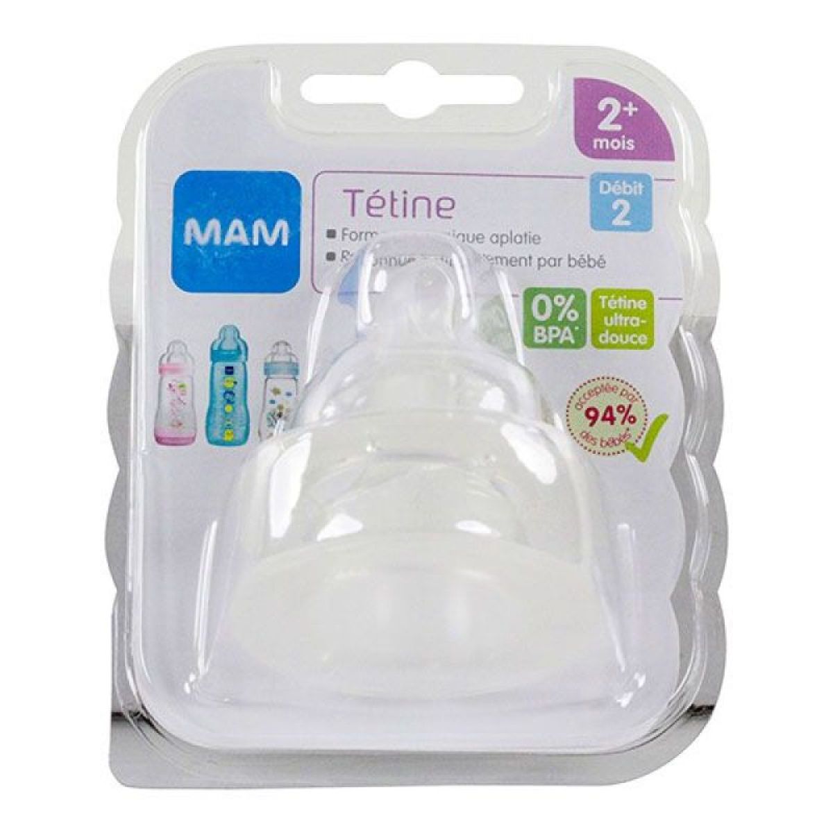 Attache Tétine Suavinex - Silicone Souple 1 Pièce - Sécurité Bébé 0+ Mois - Colour Essence Deep Ocean