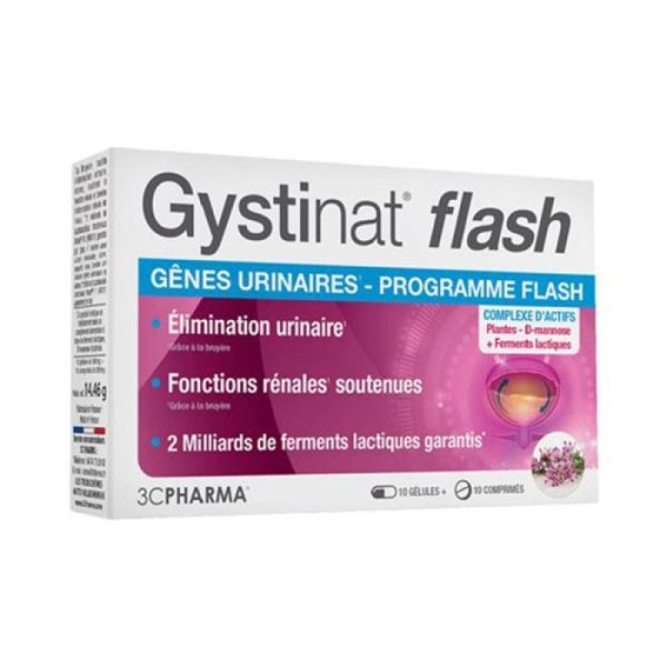 3C Pharma Gystinat Flash Bt 10Cpr+10Gel