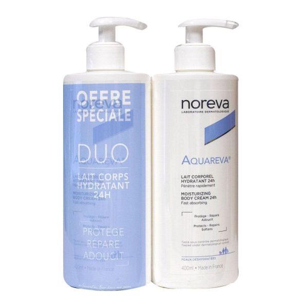 Aquareva lait corporel 24h 4x400ml