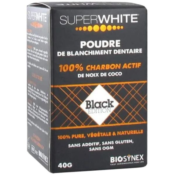 Superwhite Black Edi Pdre Char Acti 40G