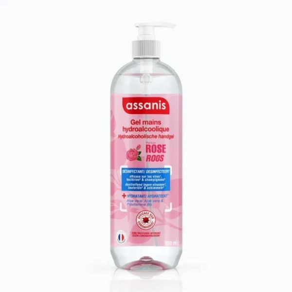 Assanis Gel Hydroalcoolique 980Ml Rose