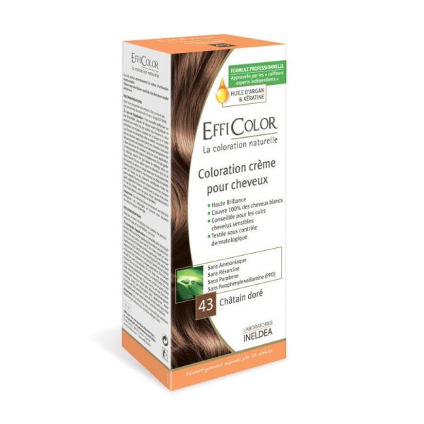 EFFICOLOR CHATAIN DORE 43 BT1