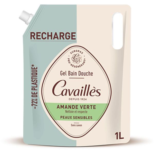 Roge-Cav Eco-Recharge Amande Verte 1L