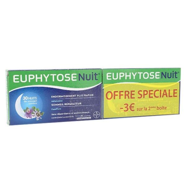 Euphytose Nuit Lot 2X30Cpr