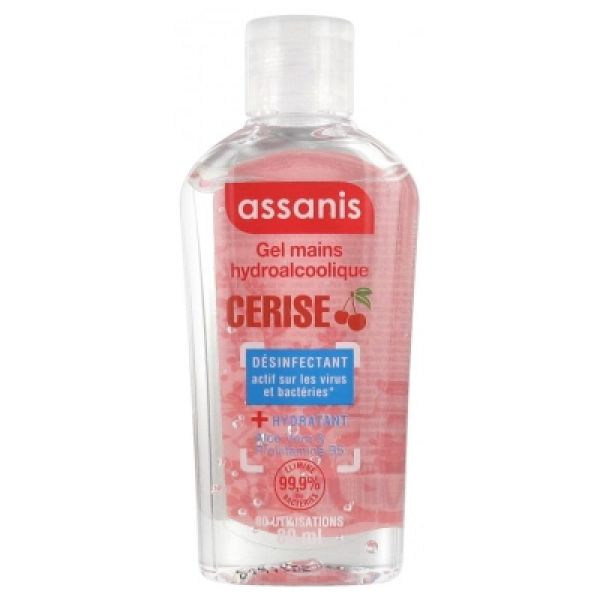 Assanis Gel Hydroalcoolique 80 Ml Cerise
