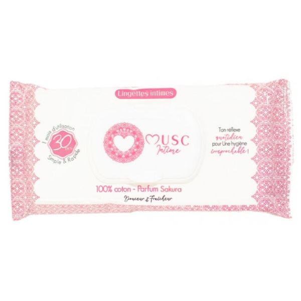 Musc Intime Lingettes Int Fleur Sakura 30