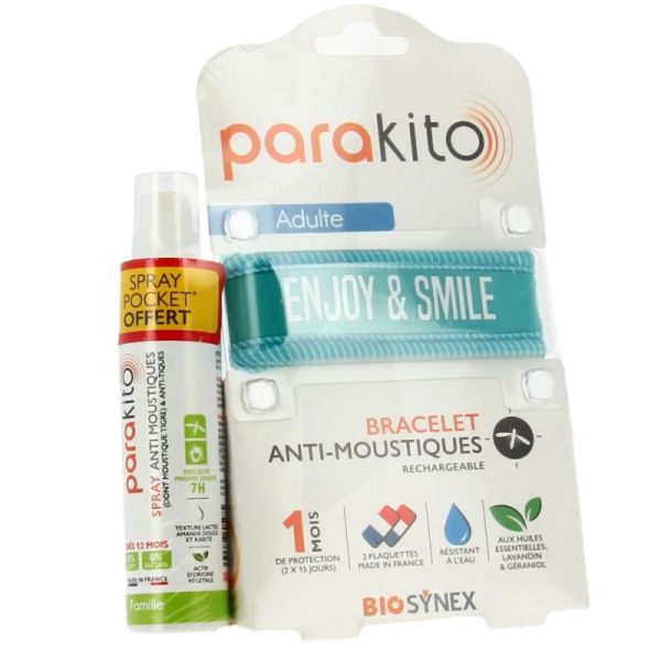 Parakito Bracel A-Moustiq Ad Gv Bl+Spr Of