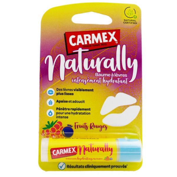 Carmex Naturally Stick Fruits Rouges