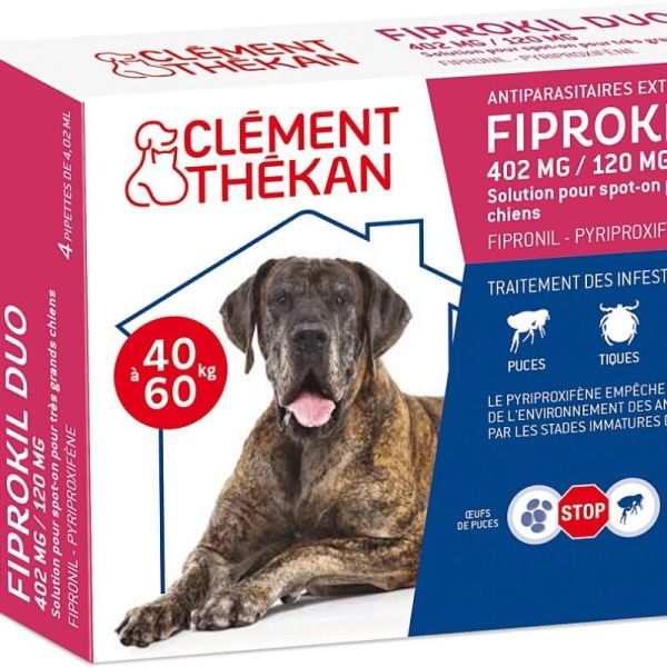 Ct Fiprokil Duo 402/120Mg Chien