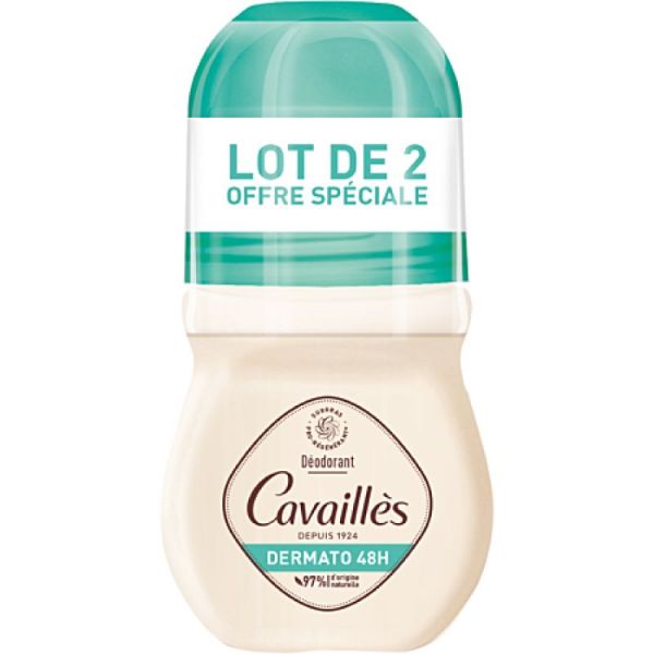 Roge-Cav Deo Dermato 48H Roll On 2X50Ml